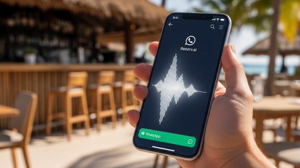 Pedidos por voz no WhatsApp